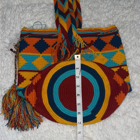 Wayuu Mochila Multicolor Bag NWT - Picture 7 of 8
